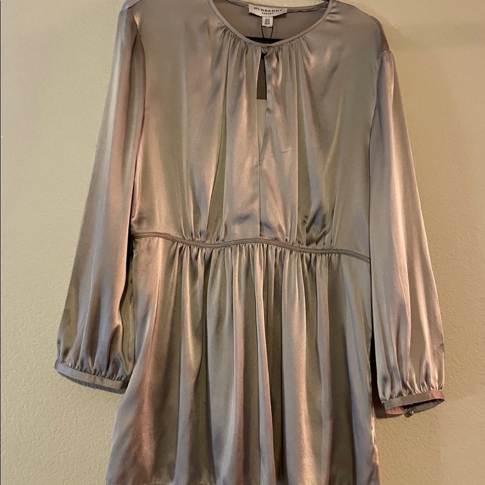 NEW BURBERRY LONDON SILK BLOUSE